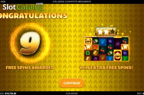 Скрин5. 9 Blazing Cashpots Megaways слот
