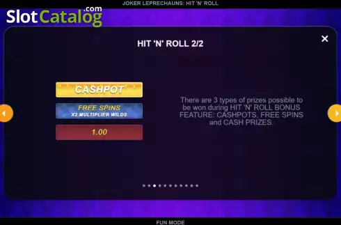 Скрин7. Joker Leprechauns Hit 'n' Roll слот