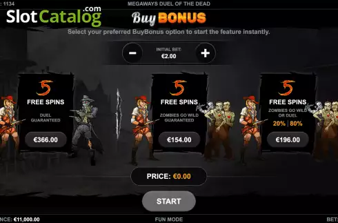 Скрин5. Duel Of The Dead Megaways слот