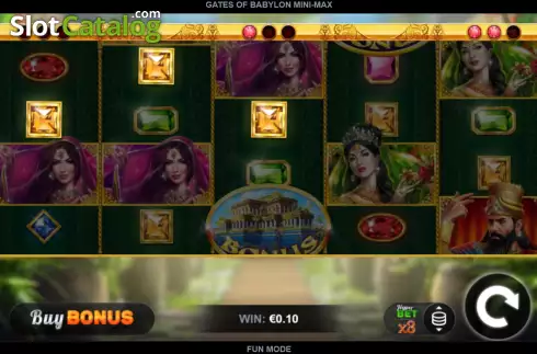 Скрин3. Gates of Babylon Mini-max слот