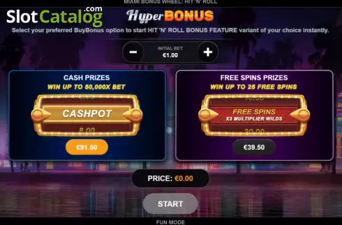 Скрин5. Miami Bonus Wheel Hit 'n' Roll слот