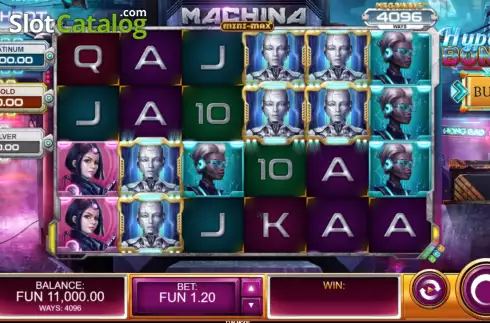 Скрин2. Machina Megaways Mini-max слот