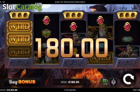 Скрин3. Age of Dragons Mini-max слот