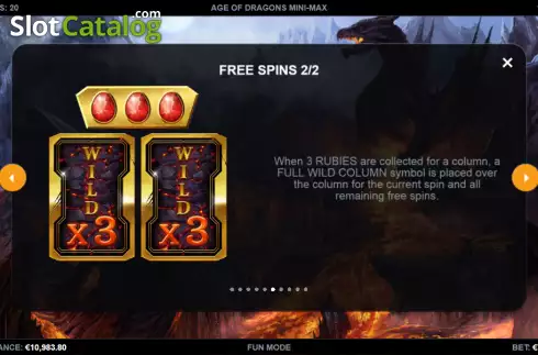 Скрин9. Age of Dragons Mini-max слот