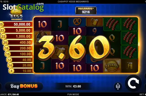 Скрин3. Cashpot Kegs Megaways слот