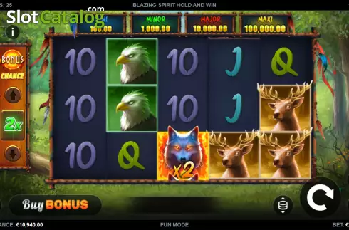 Скрин2. Blazing Spirit Hold and Win слот