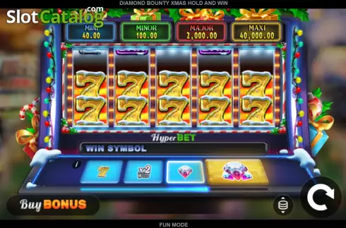 Скрин2. Diamond Bounty Xmas Hold and Win слот