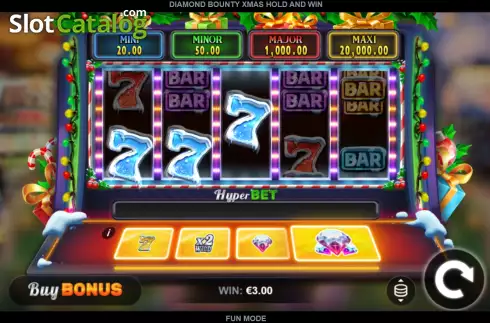 Скрин3. Diamond Bounty Xmas Hold and Win слот