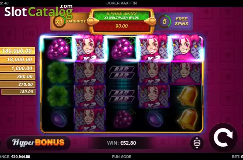 Скрин3. Joker Max FTN слот