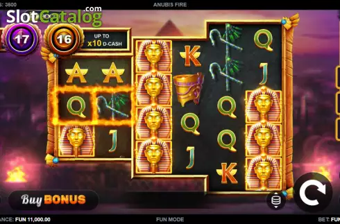 Скрин2. Anubis Fire слот