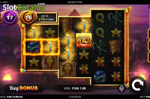 Скрин3. Anubis Fire слот