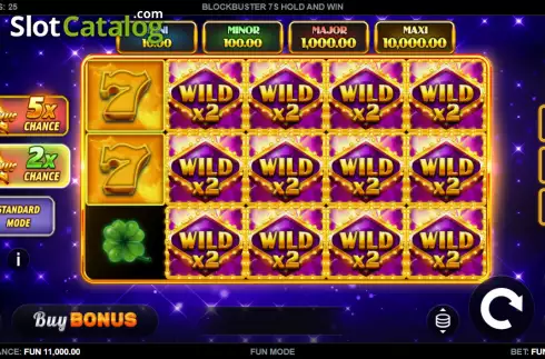 Скрин2. Blockbuster 7s Hold and Win слот
