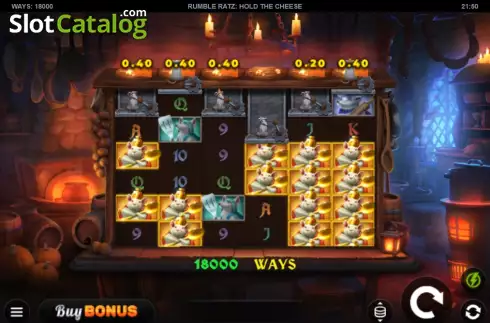 Скрин2. Rumble Ratz Hold the Cheese слот