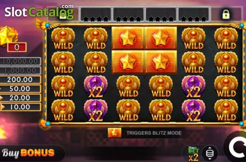 Скрин2. Ramses Blitz Hold and Win слот