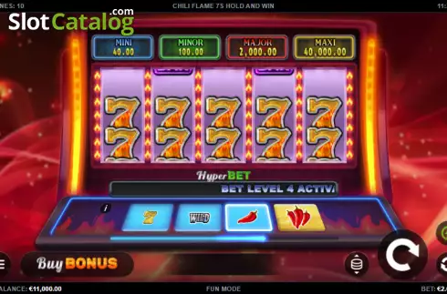 Скрин2. Chili Flame 7s Hold and Win слот
