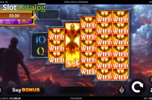 Скрин2. Fire Eagle Reborn слот