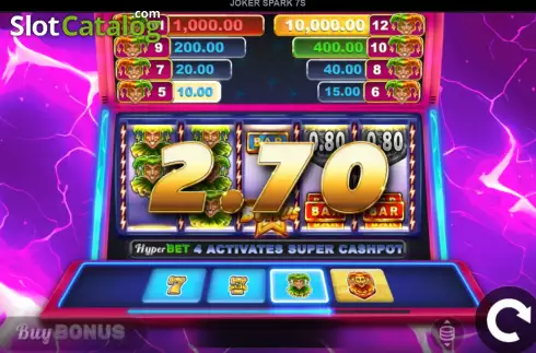 Скрин3. Joker Spark 7s слот