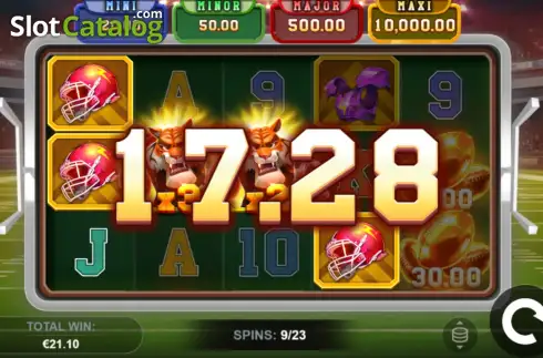 Скрин3. Touchdown Thunder: Hold and Win слот