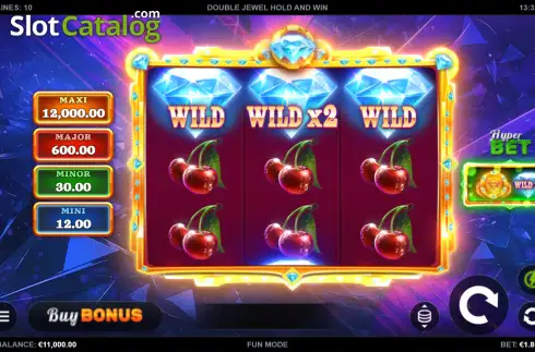 Скрин2. Double Jewel Hold and Win слот