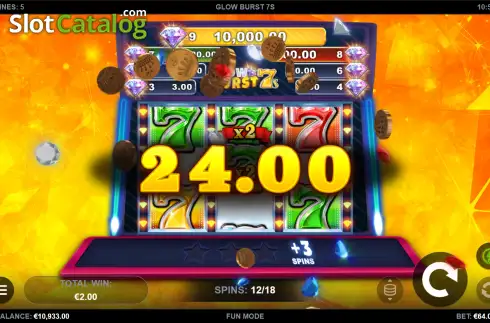 Скрин3. Glow Burst 7s слот