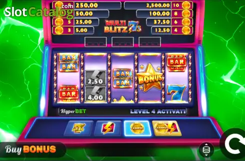 Скрин2. Multi Blitz 7s слот