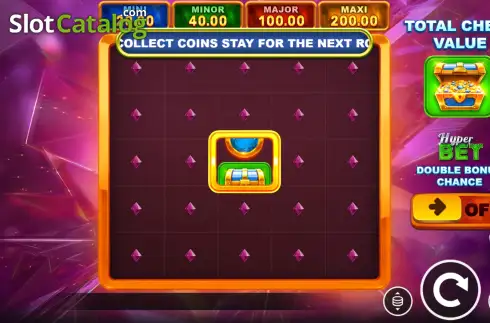 Скрин2. Chest Chaser Hold and Win слот