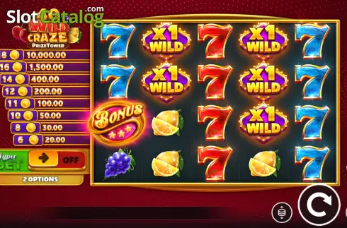 Скрин2. 40 Wild Craze PrizeTower слот