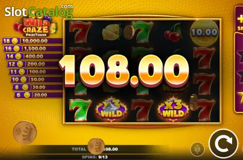 Скрин3. 40 Wild Craze PrizeTower слот