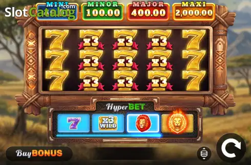 Скрин2. Lion's Land Hold and Win слот