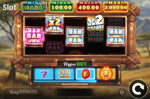 Скрин3. Lion's Land Hold and Win слот