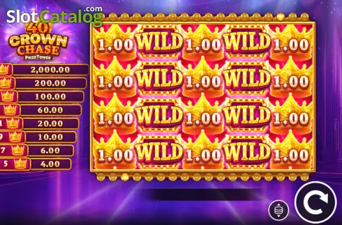 Скрин2. 40 Crown Chase PrizeTower слот