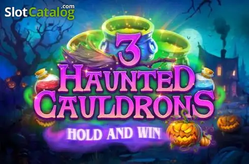 3 Haunted Cauldrons Hold and Win логотип 3 Haunted Cauldrons Hold and Win логотип