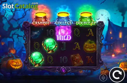 Скрин3. 3 Haunted Cauldrons Hold and Win слот