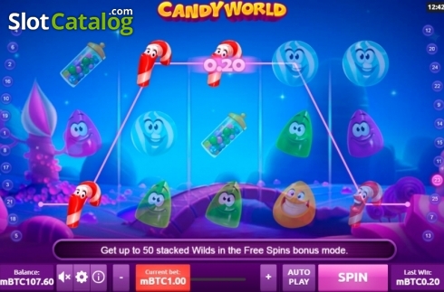 Скрин5. Candy World (Rakki) слот