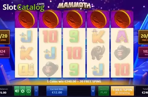 Скрин6. Mammoth (Rakki) слот