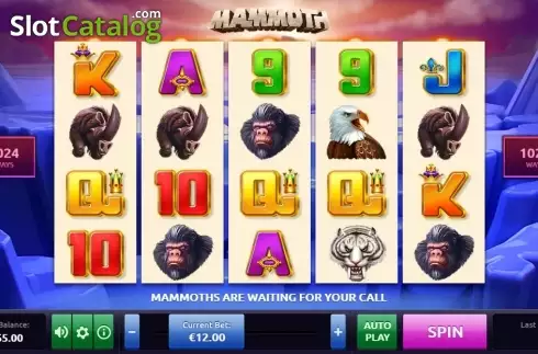 Скрин2. Mammoth (Rakki) слот