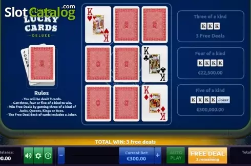 Скрин4. Super Lucky Cards Deluxe слот