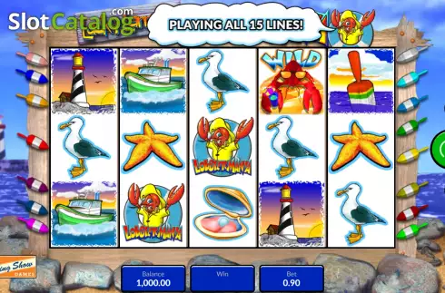 Скрин3. Lucky Larry's Lobstermania (King Show Games) слот