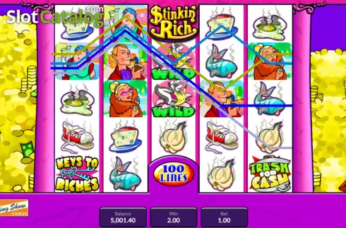 Скрин4. Stinkin' Rich (King Show Games) слот
