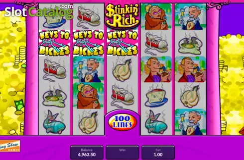 Скрин9. Stinkin' Rich (King Show Games) слот