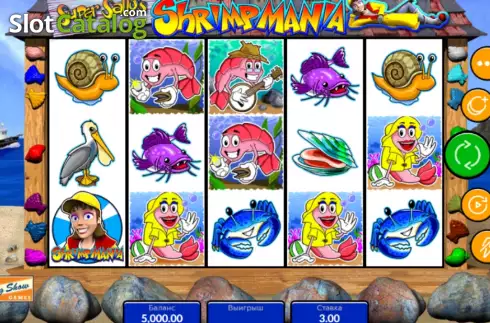 Скрин2. Super Sallys Shrimpmania слот