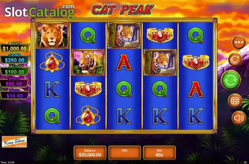 Скрин2. Cat Peak слот