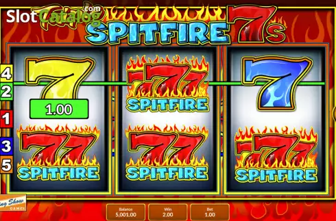 Скрин3. Triple 777 Spitfire слот