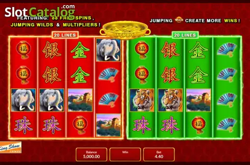 Скрин2. Elephants vs Tigers слот