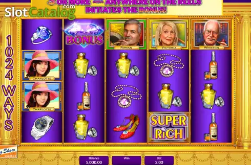 Скрин2. Super Rich (King Show Games) слот