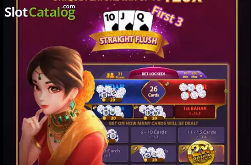 Скрин2. Andar Bahar (KingMidas Games) слот