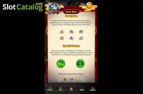 Скрин9. Fish Prawn Crab 2 (KingMidas Games) слот