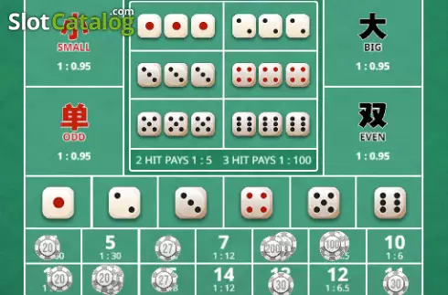 Скрин2. Sic Bo (KingMidas Games) слот