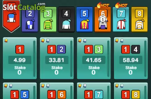 Скрин4. KM Virtual Horse Racing слот