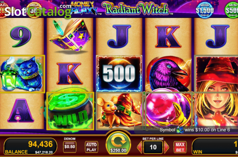 Скрин3. Money Galaxy Radiant Witch слот